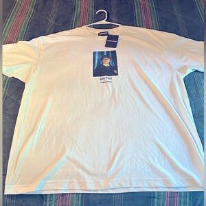 Harry Potter and The Hundreds T- shirt Men XXL White. Daniel Radcliffe Photo